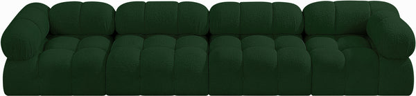 Ames Green Boucle Fabric Modular Sofa 611Green-S136A Meridian Furniture