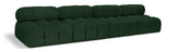 Ames Green Boucle Fabric Modular Sofa 611Green-S136B Meridian Furniture