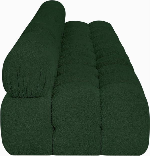 Ames Green Boucle Fabric Modular Sofa 611Green-S136B Meridian Furniture