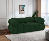 Ames Green Boucle Fabric Modular Sofa 611Green-S68A Meridian Furniture