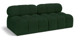 Ames Green Boucle Fabric Modular Sofa 611Green-S68B Meridian Furniture