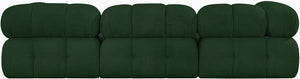 Ames Green Boucle Fabric Modular Sectional 611Green-Sec4B Meridian Furniture