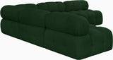 Ames Green Boucle Fabric Modular Sectional 611Green-Sec5C Meridian Furniture