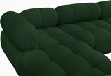 Ames Green Boucle Fabric Modular Sectional 611Green-Sec6A Meridian Furniture