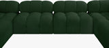 Ames Green Boucle Fabric Modular Sectional 611Green-Sec6A Meridian Furniture