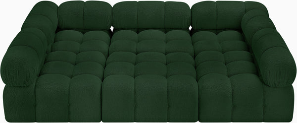 Ames Green Boucle Fabric Modular Sectional 611Green-Sec6C Meridian Furniture