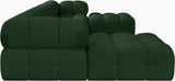 Ames Green Boucle Fabric Modular Sectional 611Green-Sec6D Meridian Furniture