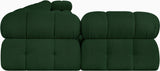 Ames Green Boucle Fabric Modular Sectional 611Green-Sec6E Meridian Furniture