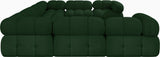 Ames Green Boucle Fabric Modular Sectional 611Green-Sec8A Meridian Furniture