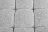 Ames Grey Boucle Fabric Corner 611Grey-Corner Meridian Furniture