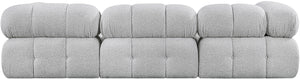 Ames Grey Boucle Fabric Modular Sectional 611Grey-Sec4B Meridian Furniture
