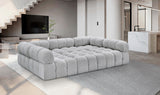 Ames Grey Boucle Fabric Modular Sectional 611Grey-Sec6C Meridian Furniture