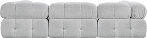 Ames Grey Boucle Fabric Modular Sectional 611Grey-Sec6C Meridian Furniture
