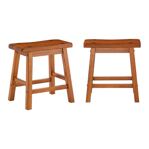 Cosimo Solid Rubberwood Dining Chair Set for Kitchen and Transitional Spaces