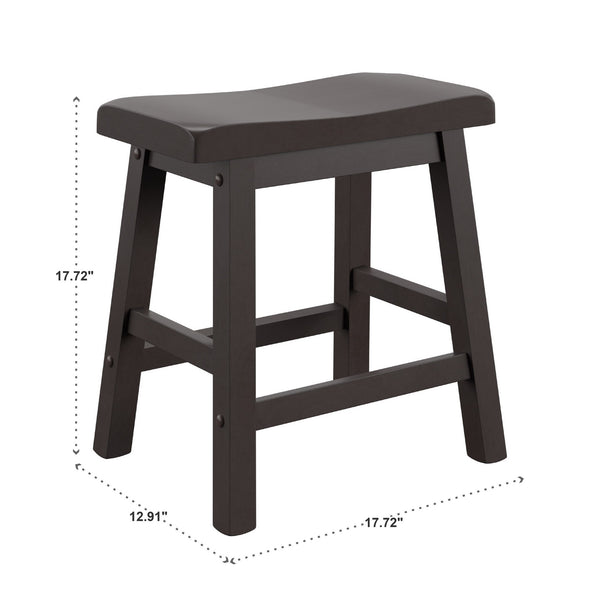 Cosimo Solid Rubberwood Dining Chair Set for Kitchen and Transitional Spaces