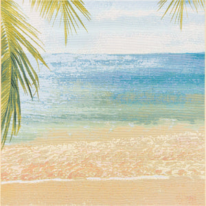 Unique Loom Outdoor Coastal Provincetown Machine Made Scenery Rug Multi, Blue/Green/Olive/Yellow/Light Green/Light Blue/Beige 5' 4" x 6' 1"