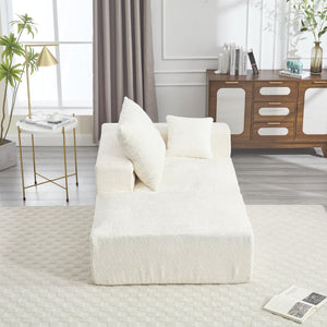 English Elm United Memory Foam 2-Seater Couch - Easy Transport, No Assembly, Deep Seat Chenille Sofa For Small Spaces W1568P222611-GIGA