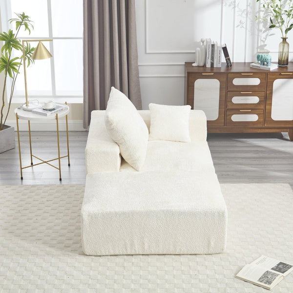 English Elm United Memory Foam 2-Seater Couch - Easy Transport, No Assembly, Deep Seat Chenille Sofa For Small Spaces W1568P222611-GIGA