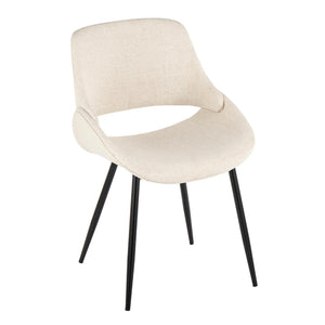 English Elm Mid-century Modern Dining Chairs Faux Leather Seat Zebra Bentwood Legs Set of 2 B202S01215