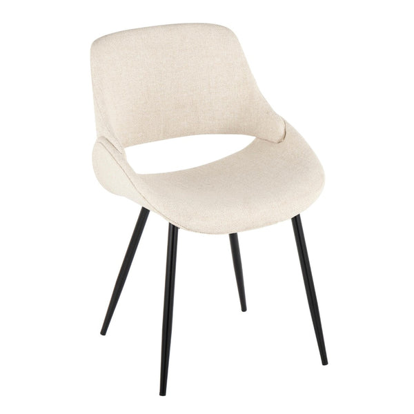 English Elm Mid-century Modern Dining Chairs Faux Leather Seat Zebra Bentwood Legs Set of 2 B202S01215