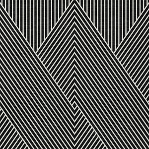 Homeroots 3' X 5' Stylish Geometric Washable Area Rug For Indoor And Outdoor Spaces - Durable & Versatile Design Black Polyester 612107