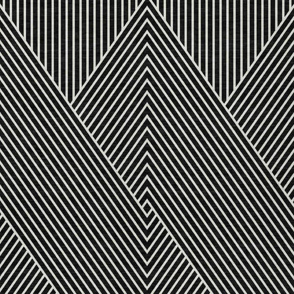 Homeroots 3' X 5' Stylish Geometric Washable Area Rug For Indoor And Outdoor Spaces - Durable & Versatile Design Black Polyester 612111