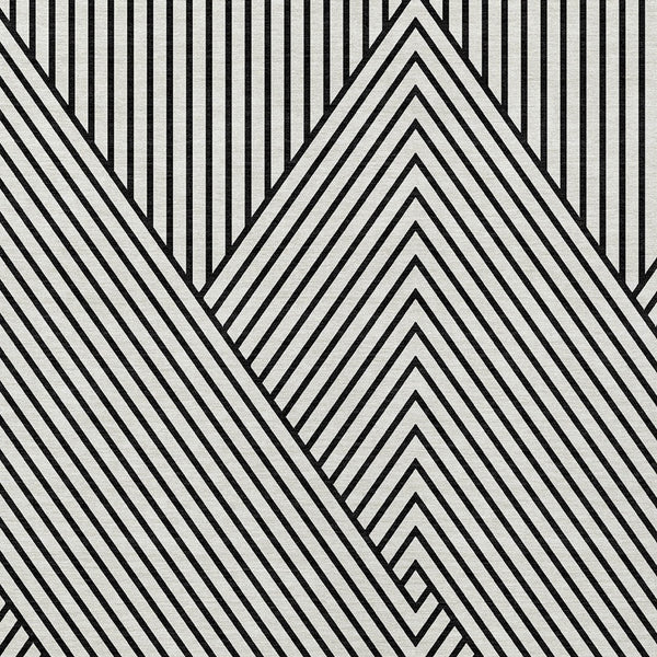 Homeroots 3' X 5' Stylish Geometric Washable Area Rug For Indoor And Outdoor Spaces - Durable & Versatile Design White Polyester 612160