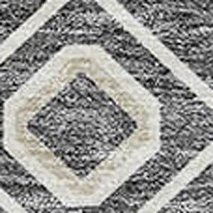 Homeroots 3' X 5' Southwestern Washable Indoor Outdoor Area Rug - Durable, Stylish, Stain Resistant Design Gray Polyester 612181