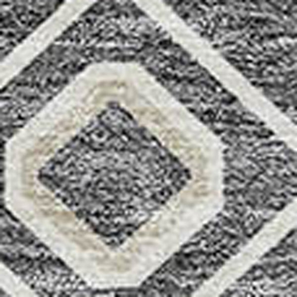 Homeroots 3' X 5' Southwestern Washable Indoor Outdoor Area Rug - Durable, Stylish, Stain Resistant Design Gray Polyester 612181