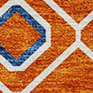 Homeroots 3' X 5' Southwestern Washable Indoor Outdoor Area Rug - Durable, Stylish, Stain Resistant Design Orange Polyester 612213