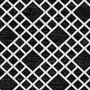 HomeRoots 5' Transform Your Space with a Black and Ivory Chevron Washable Rug for Indoor and Outdoor Use 9' X 12' 612242