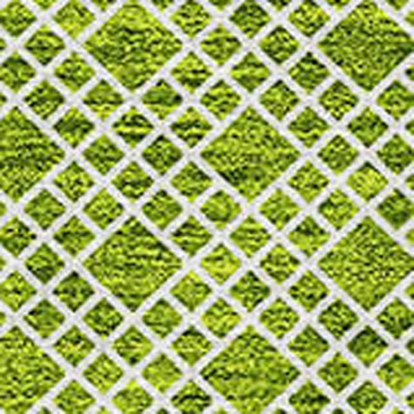 HomeRoots 5' Vibrant Lime Green and Ivory Chevron Area Rug - Stylish, Washable Indoor/Outdoor Décor Solution 9' X 12' 612278
