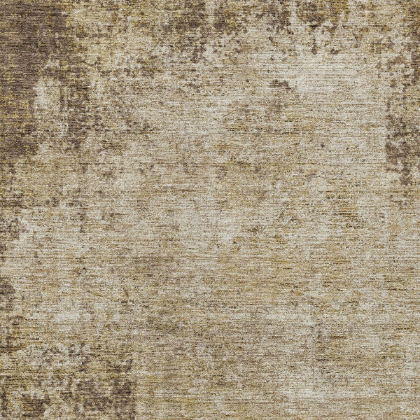 HomeRoots 5' Brown and Beige Abstract Area Rug – Stylish, Washable Design for Indoor and Outdoor Spaces 8' X 10' 612313