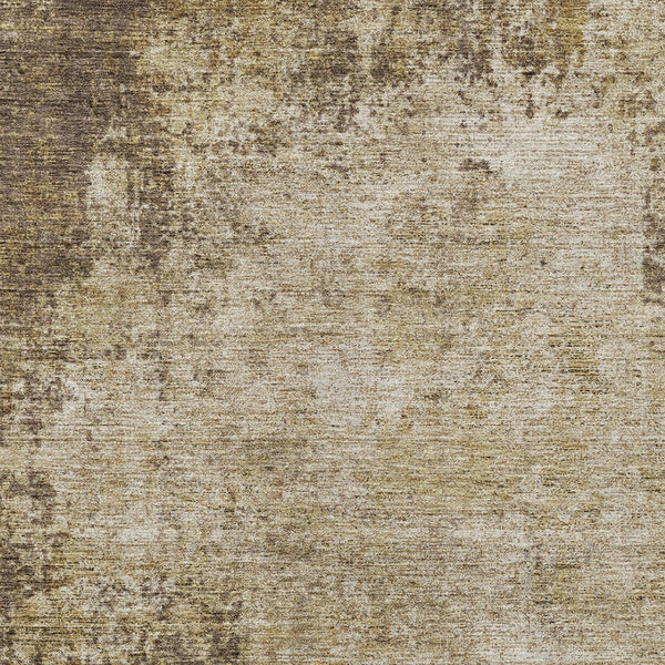 HomeRoots 5' Brown and Beige Abstract Area Rug – Stylish, Washable Design for Indoor and Outdoor Spaces 10' X 14' 612315