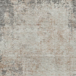 HomeRoots 5' Stylish Taupe and Ivory Abstract Indoor-Outdoor Rug - Durable, Washable, Versatile for Any Space 5' X 8' 612371