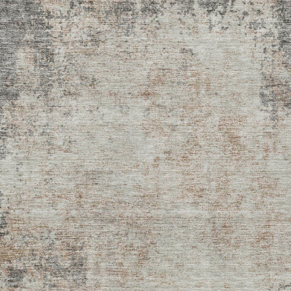 HomeRoots 5' Stylish Taupe and Ivory Abstract Indoor-Outdoor Rug - Durable, Washable, Versatile for Any Space 5' X 8' 612371