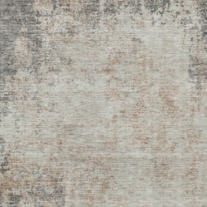 HomeRoots 5' Stylish Taupe and Ivory Abstract Indoor-Outdoor Rug - Durable, Washable, Versatile for Any Space 10' X 14' 612375
