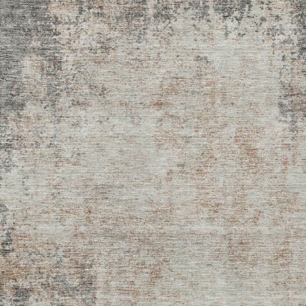HomeRoots 5' Stylish Taupe and Ivory Abstract Indoor-Outdoor Rug - Durable, Washable, Versatile for Any Space 10' X 14' 612375