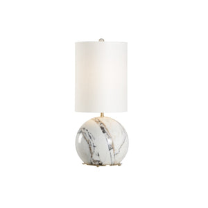 Wildwood Novara Marble Lamp With Coffee Bronze Accents, 28.5" Sculptural Ambient Light For Modern Homes 61239
