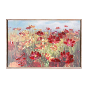 HomeRoots N Natural Framed Wall Art - Stylish Canvas Print for Modern Home Décor, Ready to Hang, 23.5” x 35.5” 612463