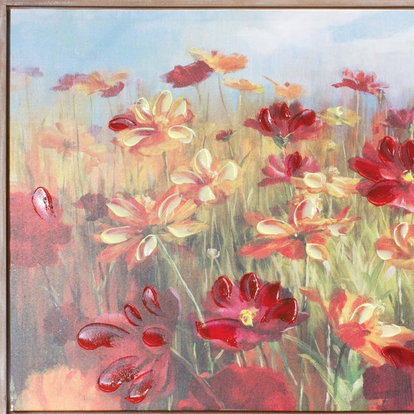 HomeRoots N Natural Framed Wall Art - Stylish Canvas Print for Modern Home Décor, Ready to Hang, 23.5” x 35.5” 612463