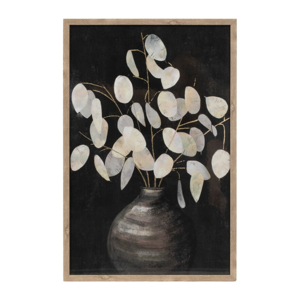 HomeRoots Set of Two Framed Wall Art Pieces - Modern Typography with Natural Frame for Stylish Home Décor 612472