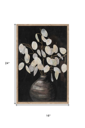 HomeRoots Set of Two Framed Wall Art Pieces - Modern Typography with Natural Frame for Stylish Home Décor 612472