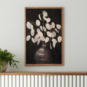 HomeRoots Set of Two Framed Wall Art Pieces - Modern Typography with Natural Frame for Stylish Home Décor 612472