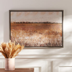 HomeRoots N Gray Framed Wall Art - Modern Canvas Print in Shadowbox Frame for Stylish Home Decor Upgrade 612475