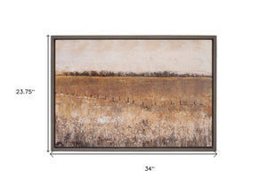 HomeRoots N Gray Framed Wall Art - Modern Canvas Print in Shadowbox Frame for Stylish Home Decor Upgrade 612475