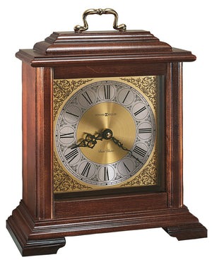 Hekman Furniture 612481 Medford Mantel Clock - Elegant Windsor Cherry Finish With Dual-chime Movement & Roman Numerals Windsor Cherry Medford Mantel Clock 612481
