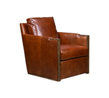 Olivia + Quinn Rebecca Swivel Chair 6125_LIN1901 Linden Chocolate