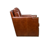 Olivia + Quinn Rebecca Swivel Chair 6125_LIN1901 Linden Chocolate