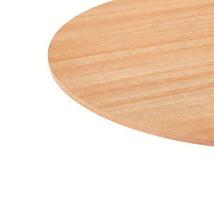 English Elm 1+4 Round Marble-look Mdf Pub Set with Metal Base for Kitchen or Home Bar W234S00139